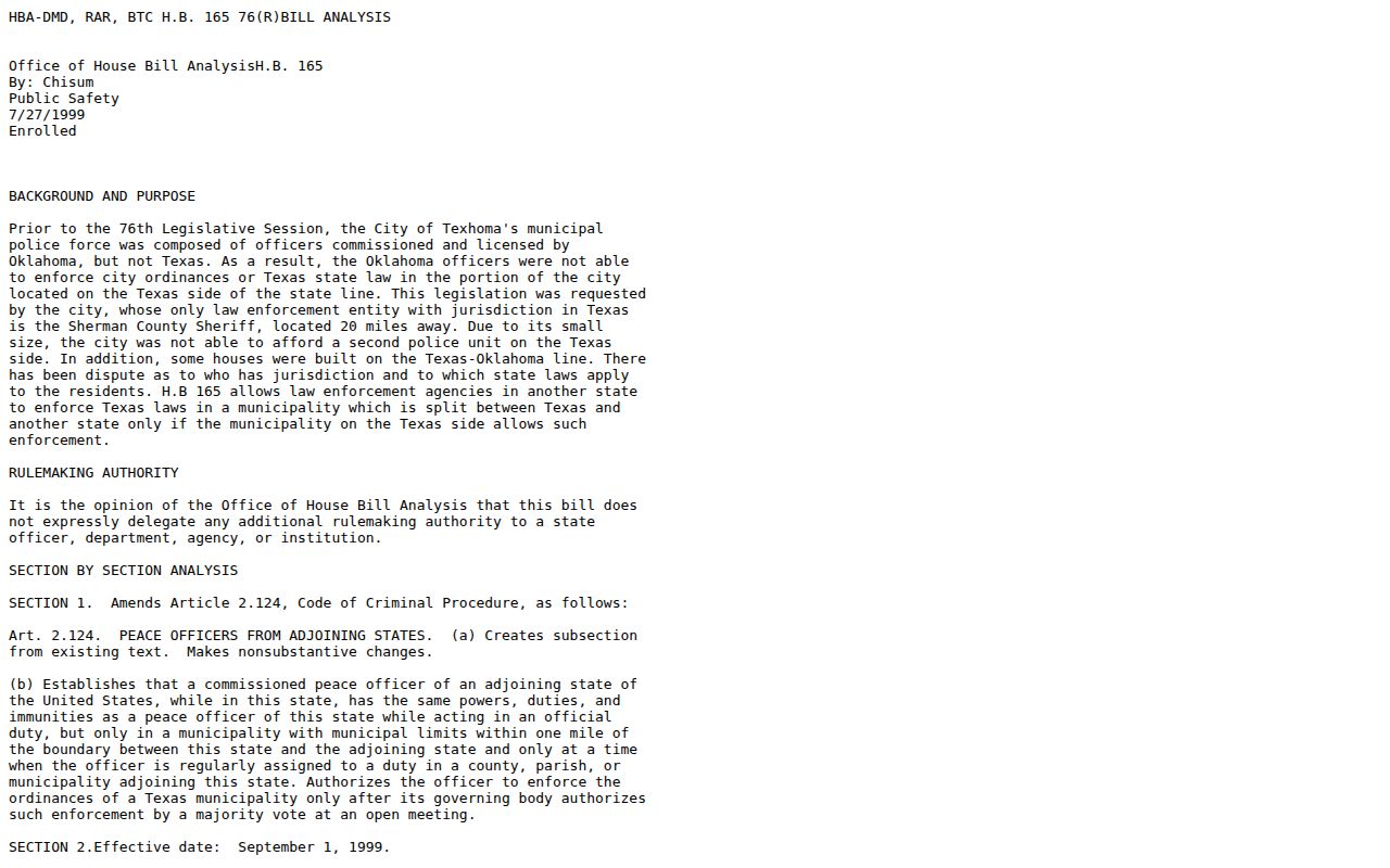 Texhoma Texas-side jurisdiction context for Sherman County booking records